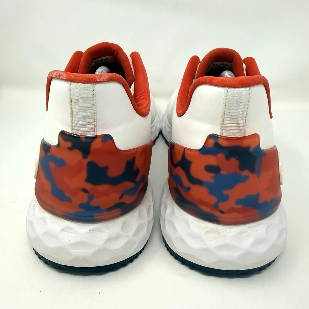 G/Fore MG4+ Golf Shoes Mens 11.5 White Poppy Camo‎ Accent Waterproof G4MA23EF27